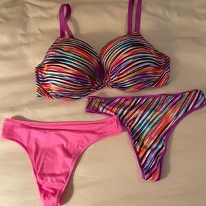 VICTORIA’S SECRET BRA AND THONGS